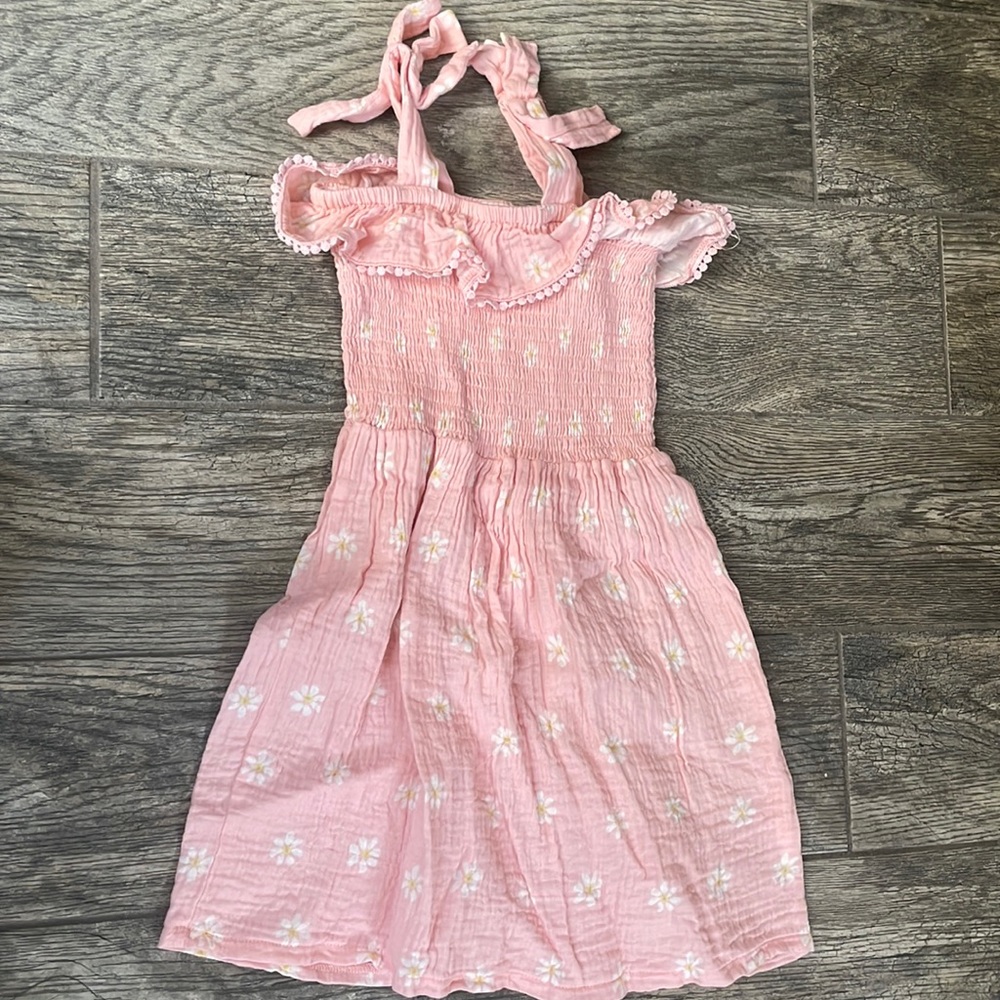 Jessica Simpson Pink Flower Size 6x